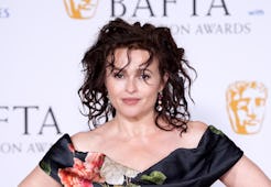Helena Bonham Carter in the press room at the BAFTA TV Awards 2024, at the Royal Festival Hall in Lo...