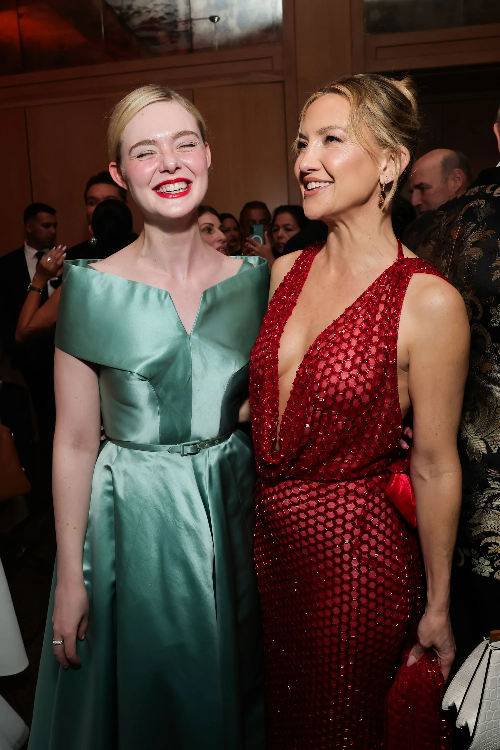 PALM SPRINGS, CALIFORNIA - JANUARY 03: (L-R) Elle Fanning and Kate Hudson attend the 37th Annual Pal...
