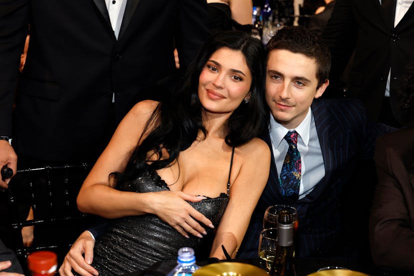 Kylie Jenner and Timothée Chalamet attend the 31st Annual Critics Choice Awards