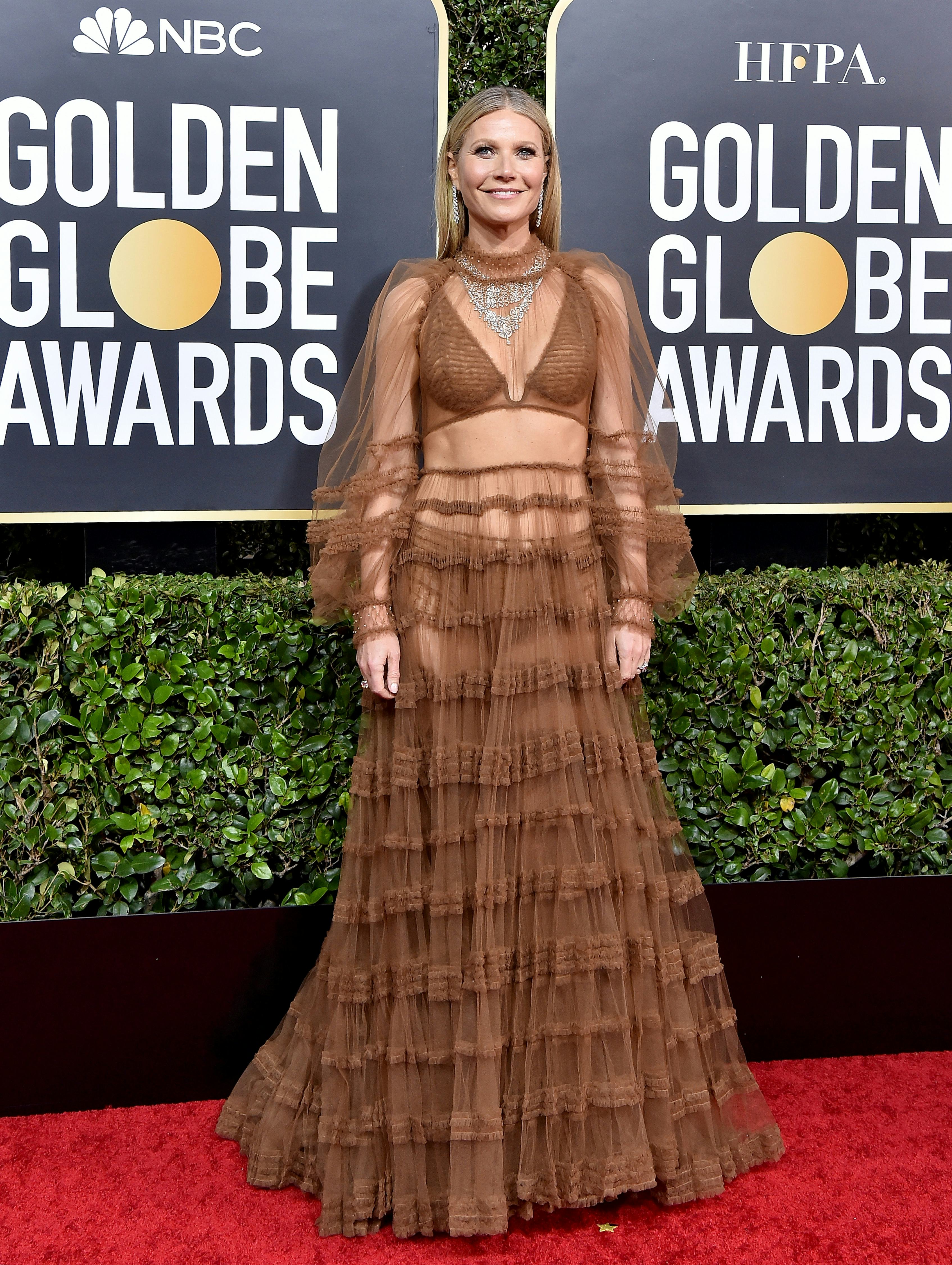 BEVERLY HILLS, CALIFORNIA - JANUARY 05: Gwyneth Paltrow attends the 77th Annual Golden Globe Awards ...