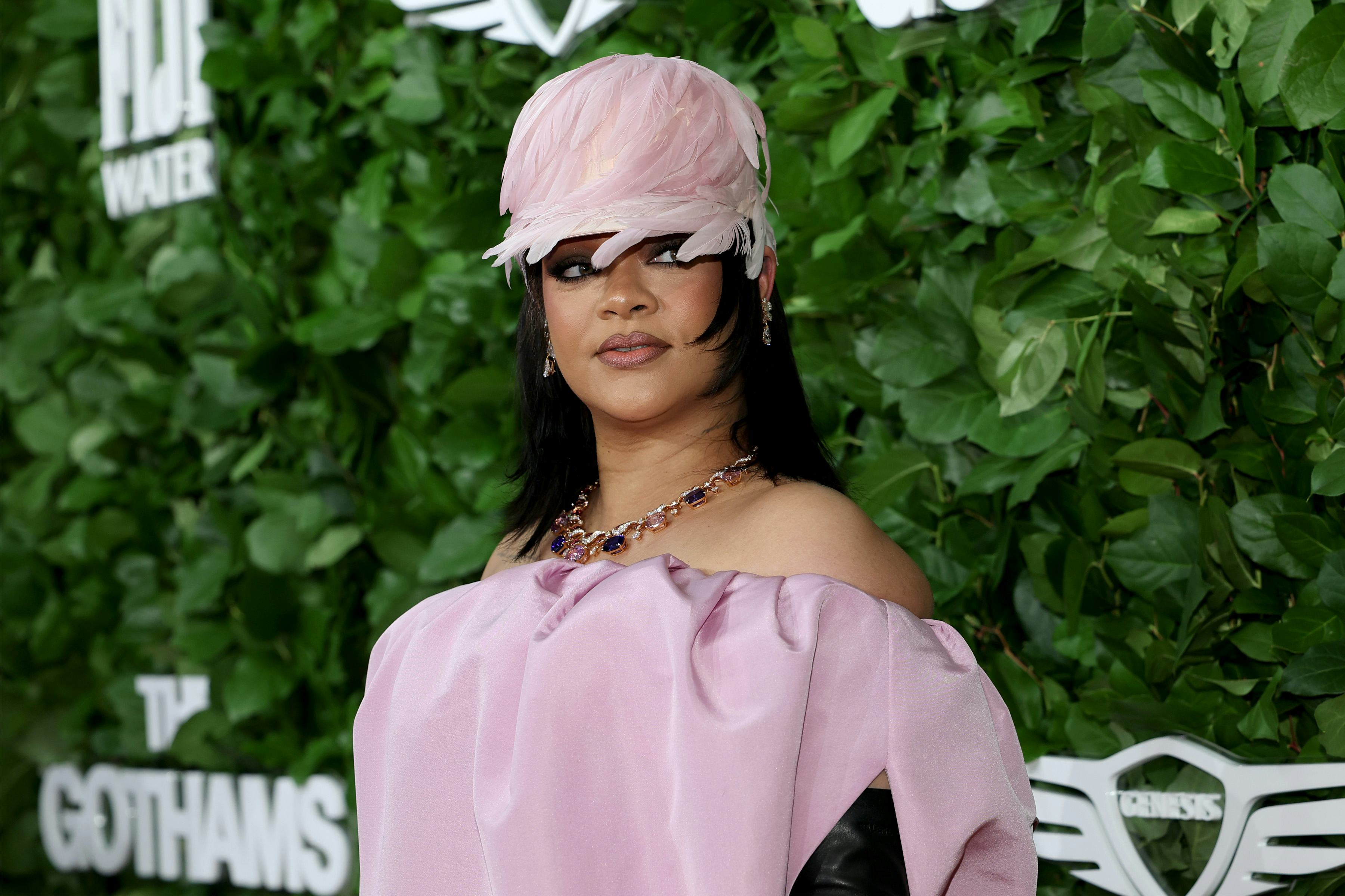 NEW YORK, NEW YORK - DECEMBER 01: Rihanna attends The Gotham Awards at Cipriani Wall Street on Decem...