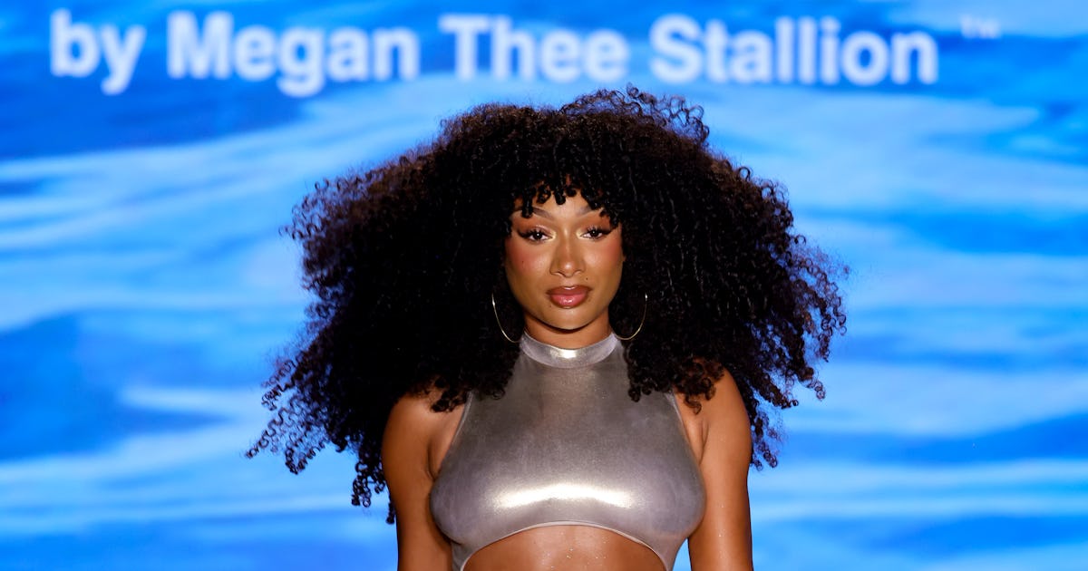 Megan Thee Stallion Went Full '80s In A Cheeky Cutout Bodysuit
