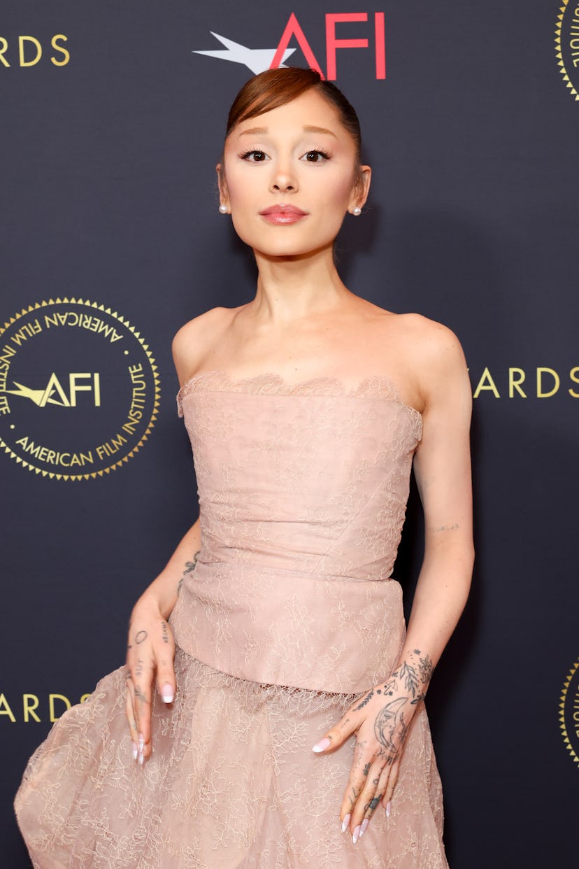 Ariana Grande at the 2026 AFI Awards held at the Four Seasons Beverly Hills on January 09, 2026 in L...