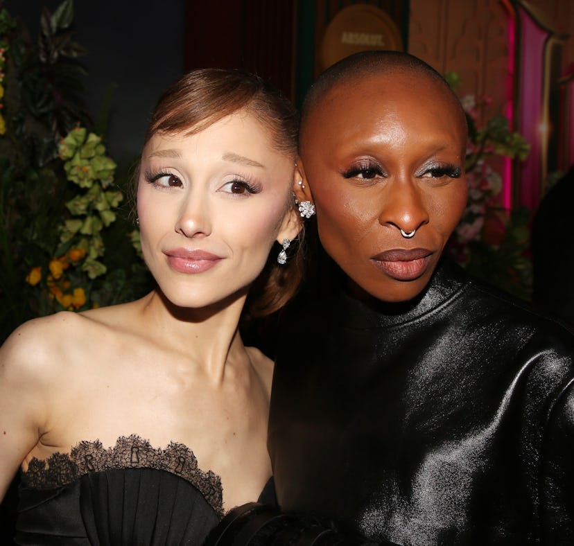 Ariana Grande called out Cynthia Erivo and Jon M. Chu's awards season snubs.