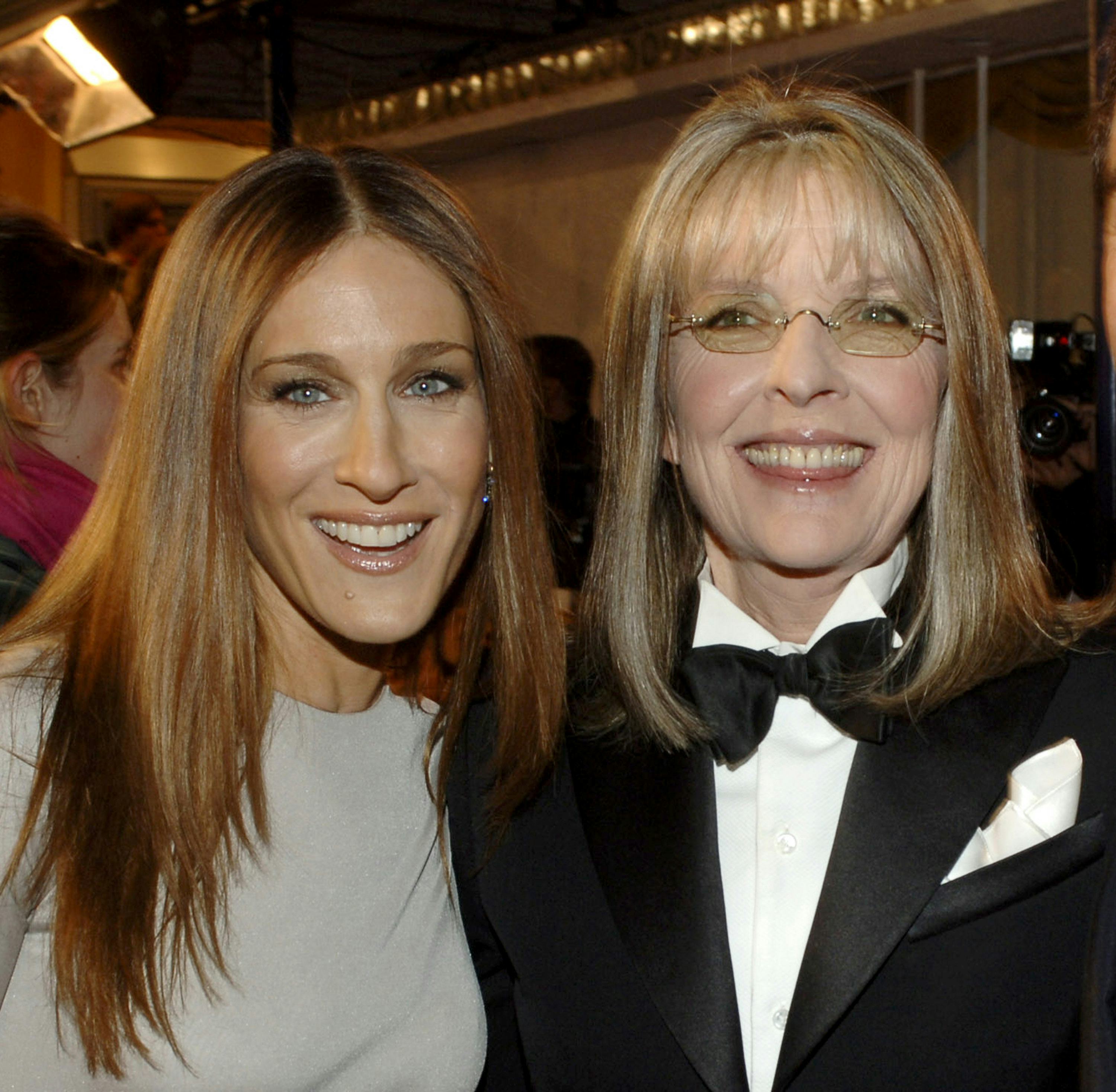 Sarah Jessica Parker and Diane Keaton during "The Family Stone" Los Angeles Premiere - Red Carpet in...