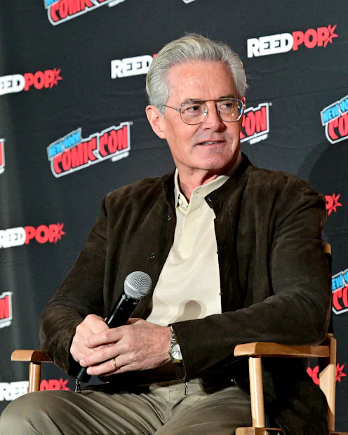 NEW YORK, NEW YORK - OCTOBER 10: Kyle MacLachlan speaks at Kyle MacLachlan's Fictional Selves during...