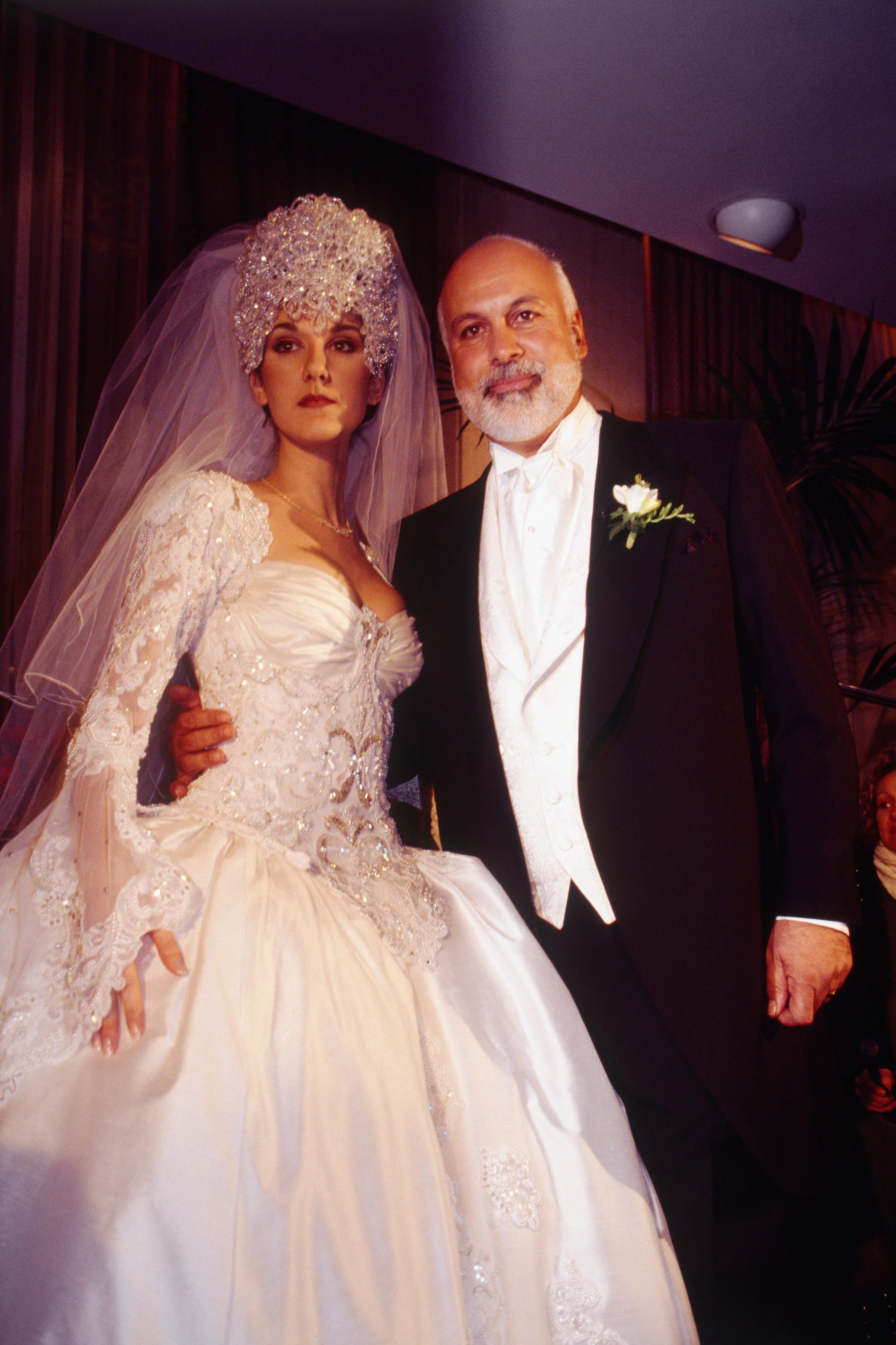 René Angelil and Céline Dion wedding 1994