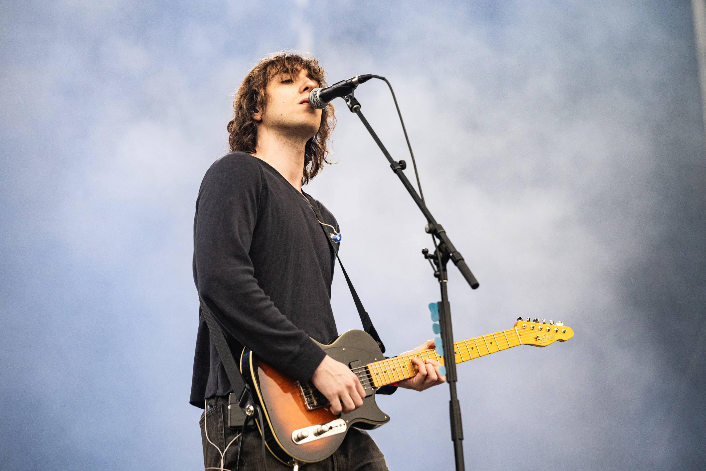 AUSTIN, TEXAS - OCTOBER 04: Cameron Winter of Geese performs live during Austin City Limits Festival...
