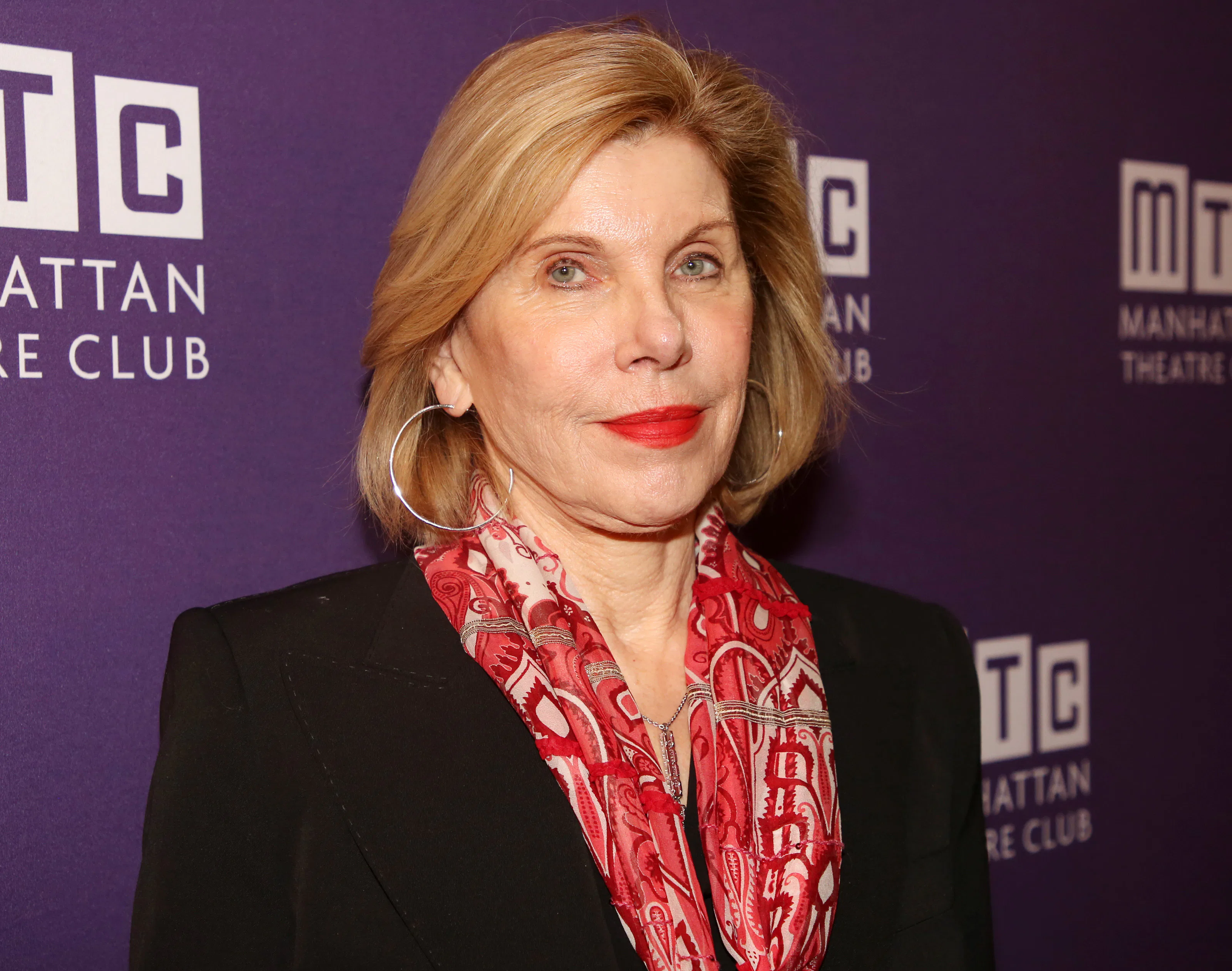 NEW YORK, NEW YORK - JANUARY 8: Christine Baranski poses at the opening night of the Manhattan Theat...