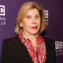 NEW YORK, NEW YORK - JANUARY 8: Christine Baranski poses at the opening night of the Manhattan Theat...