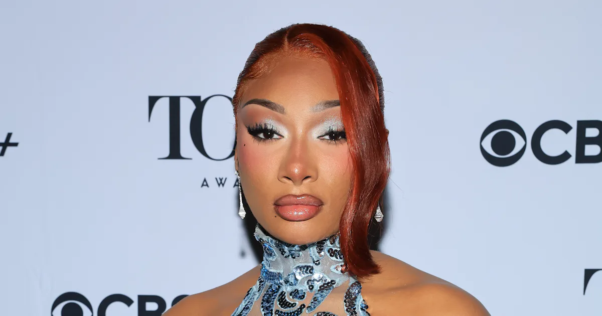 Megan Thee Stallion's Blonde French Twist Is Elegant, Yet Modern