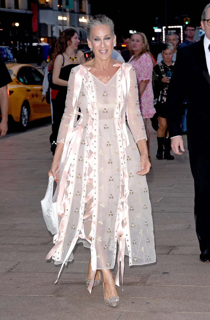 NEW YORK, NY - OCTOBER 1: Sarah Jessica Parker is seen on October 1, 2026 in New York City. (Photo ...