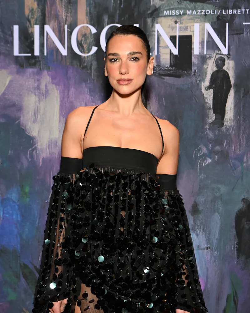 Dua Lipa attends the Metropolitan Opera world premiere gala of "Lincoln In The Bardo" at Lincoln Cen...