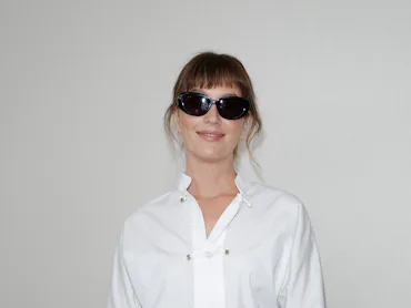 Leighton Meester at the Max Mara fashion show as a part of Milan RTW Spring/Summer 2027 fashion week...