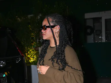 LOS ANGELES, CA - OCTOBER 29: Rihanna is seen on October 29, 2026 in Los Angeles, California. (Phot...