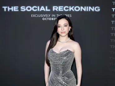 NEW YORK, NEW YORK - OCTOBER 04: Mikey Madison attends Columbia Pictures' "The Social Reckoning" Wor...
