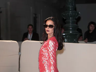 PARIS, FRANCE - OCTOBER 05: Alexa Demie attends the Chanel Womenswear Spring/Summer 2027 show as par...