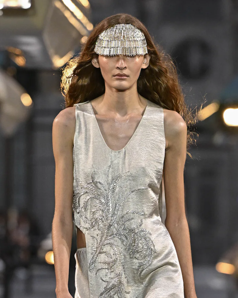 A model walks the runway during the Louis Vuitton Ready to Wear Spring/Summer 2027 fashion show
