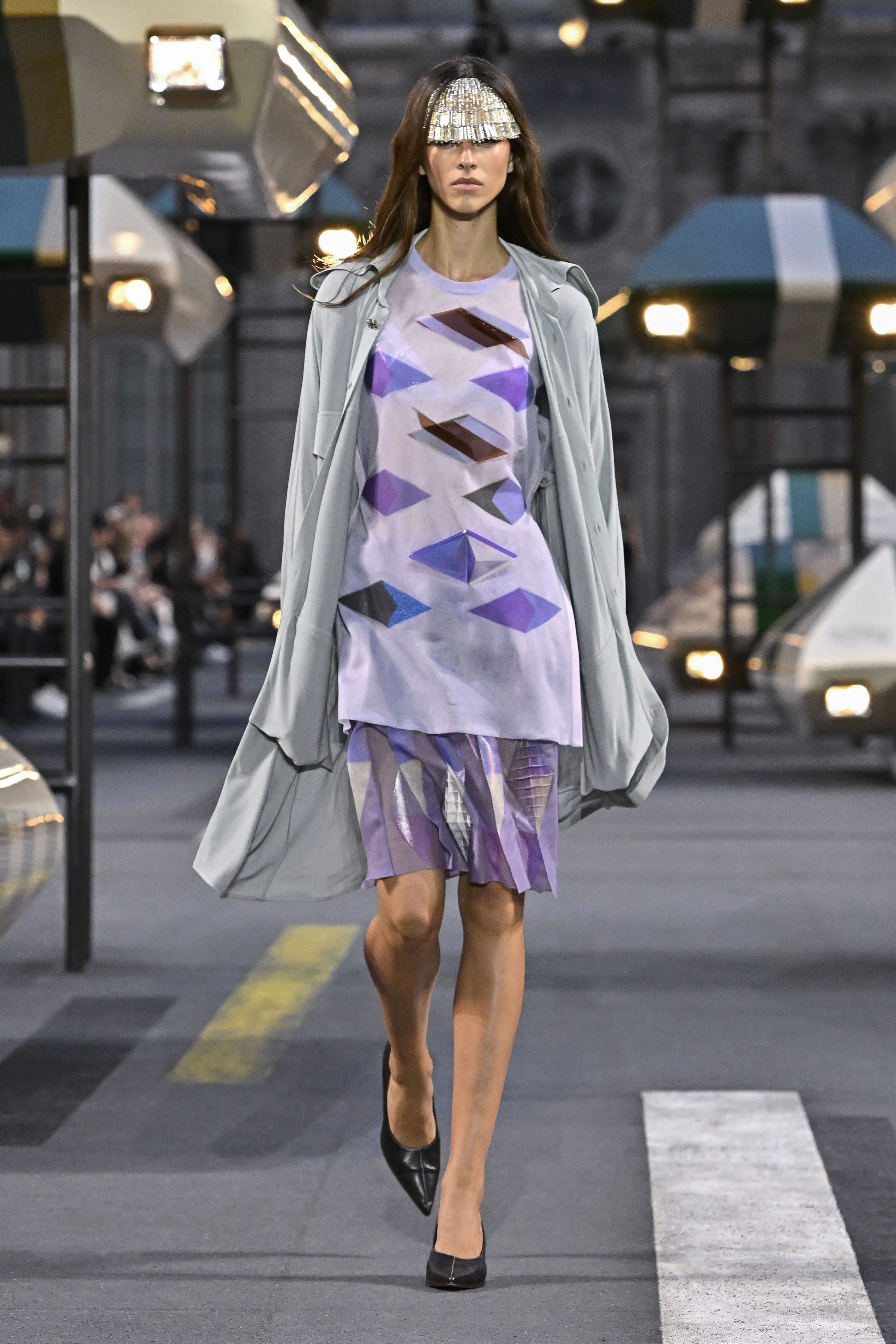 A model walks the runway during the Louis Vuitton Ready to Wear Spring/Summer 2027 fashion show 