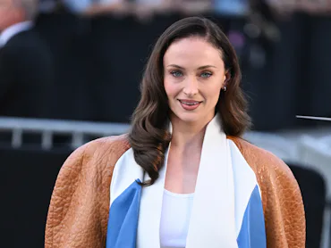 Sophie Turner at the Louis Vuitton fashion show as part of Paris RTW Spring/Summer 2027 fashion week...