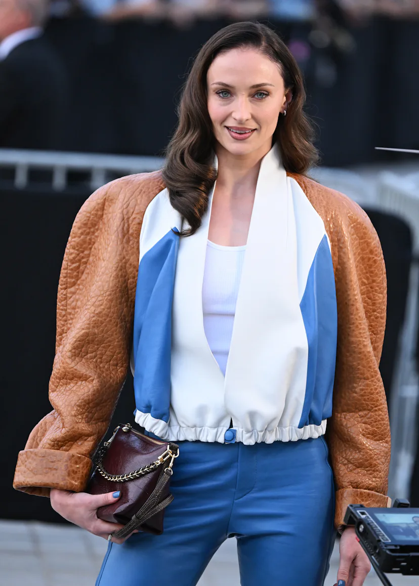Sophie Turner at the Louis Vuitton fashion show as part of Paris RTW Spring/Summer 2027 fashion week...