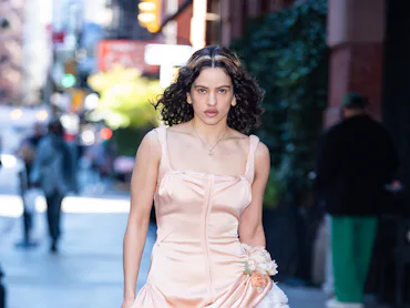 NEW YORK, NEW YORK - OCTOBER 06: Rosalía is seen in SoHo on October 06, 2026 in New York City. (Phot...