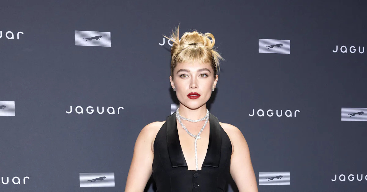 Florence Pugh Trades 'East of Eden' Period Dressing for a Sexy LBD