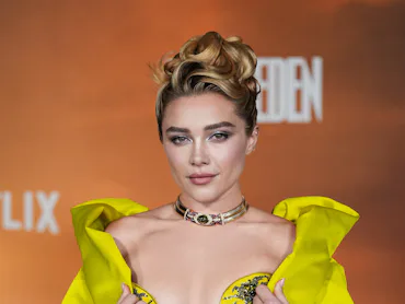 Florence Pugh at the New York City premiere of East of Eden