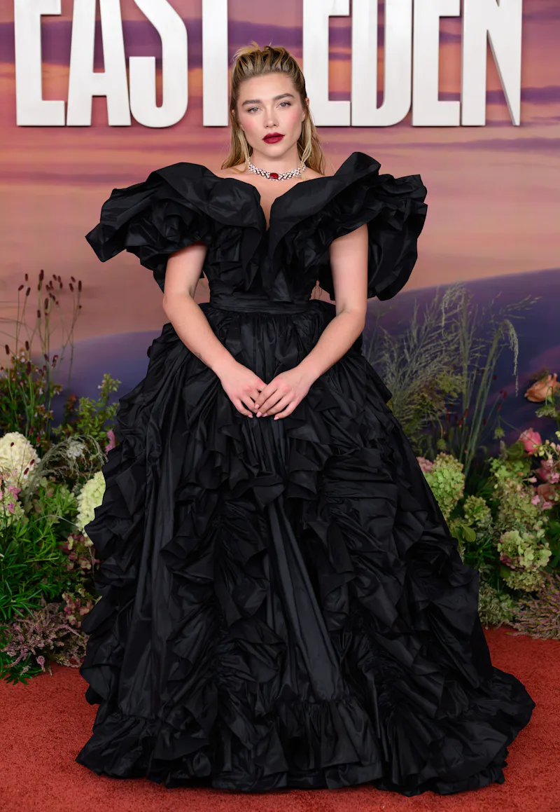 LONDON, ENGLAND - SEPTEMBER 25: Florence Pugh attends the "East Of Eden" Screening at BAFTA on Septe...