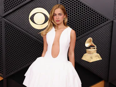 LOS ANGELES, CALIFORNIA - FEBRUARY 01: Addison Rae attends the 68th GRAMMY Awards on February 01, 20...