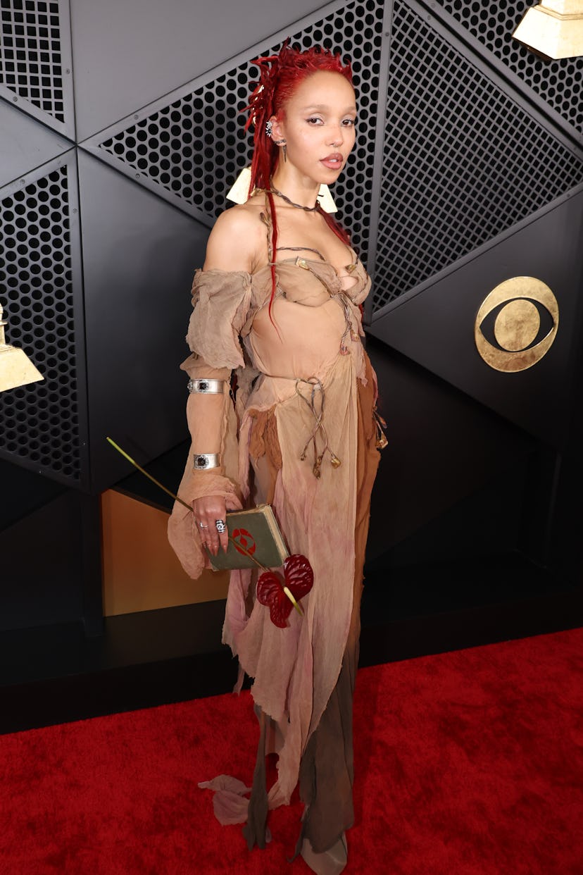 LOS ANGELES, CALIFORNIA - FEBRUARY 01: FKA twigs attends the 68th GRAMMY Awards on February 01, 2026...