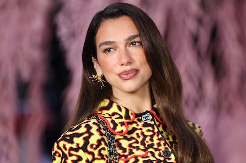 Dua Lipa wore a sheer top and slinky LBD on her latest vacation.