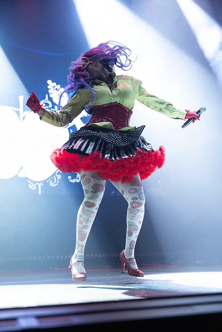CHARLOTTE, NORTH CAROLINA - SEPTEMBER 26: Hemlocke Springs performs at PNC Music Pavilion on Septemb...