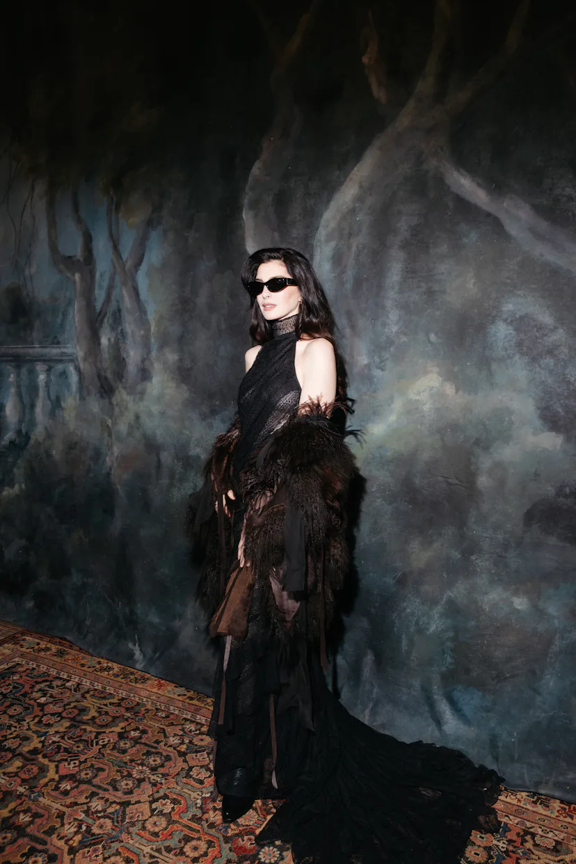 The Celebrity Front Row At Ralph Lauren Fall 2026 Anne Hathaway