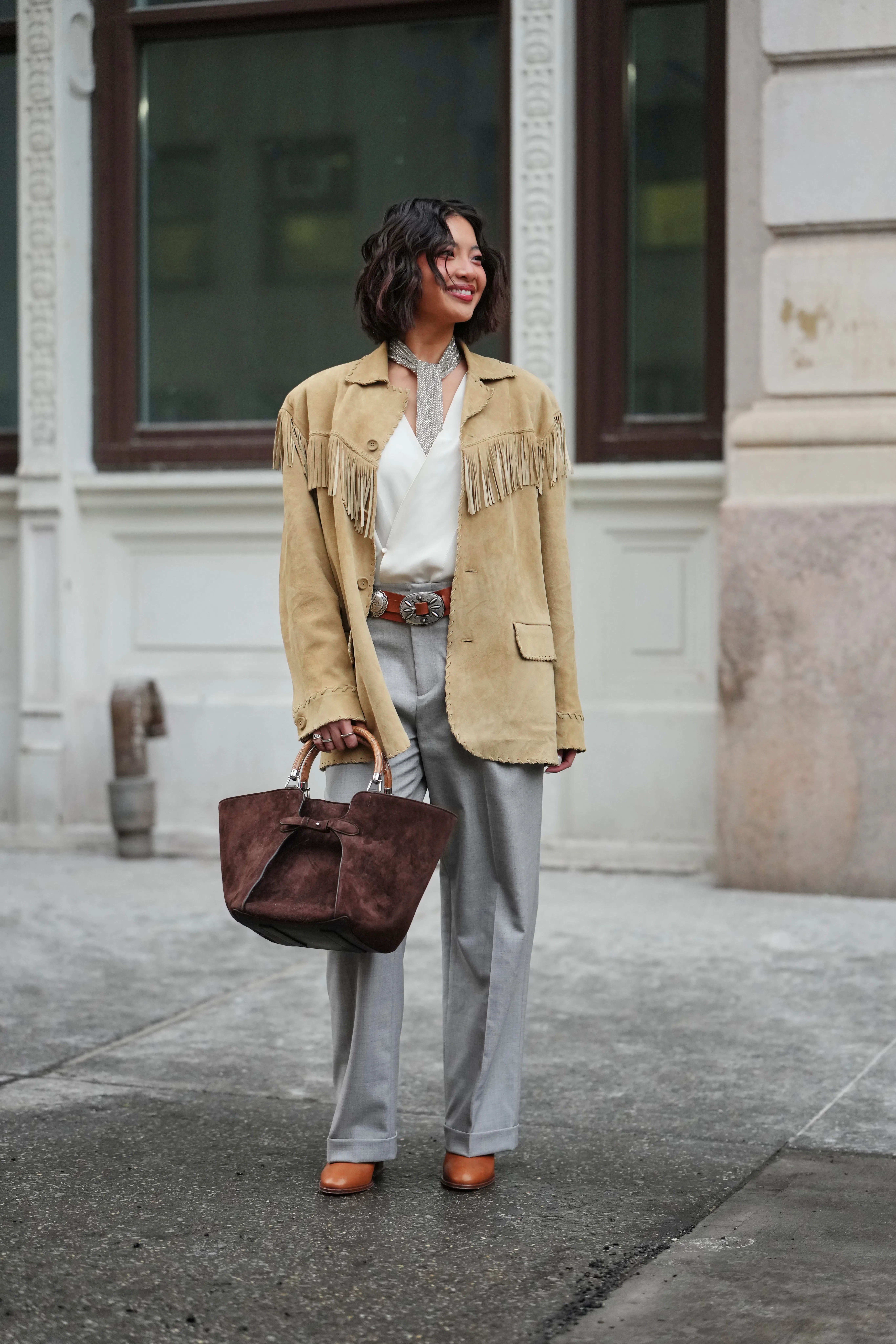 Steph Hui NYFW street style