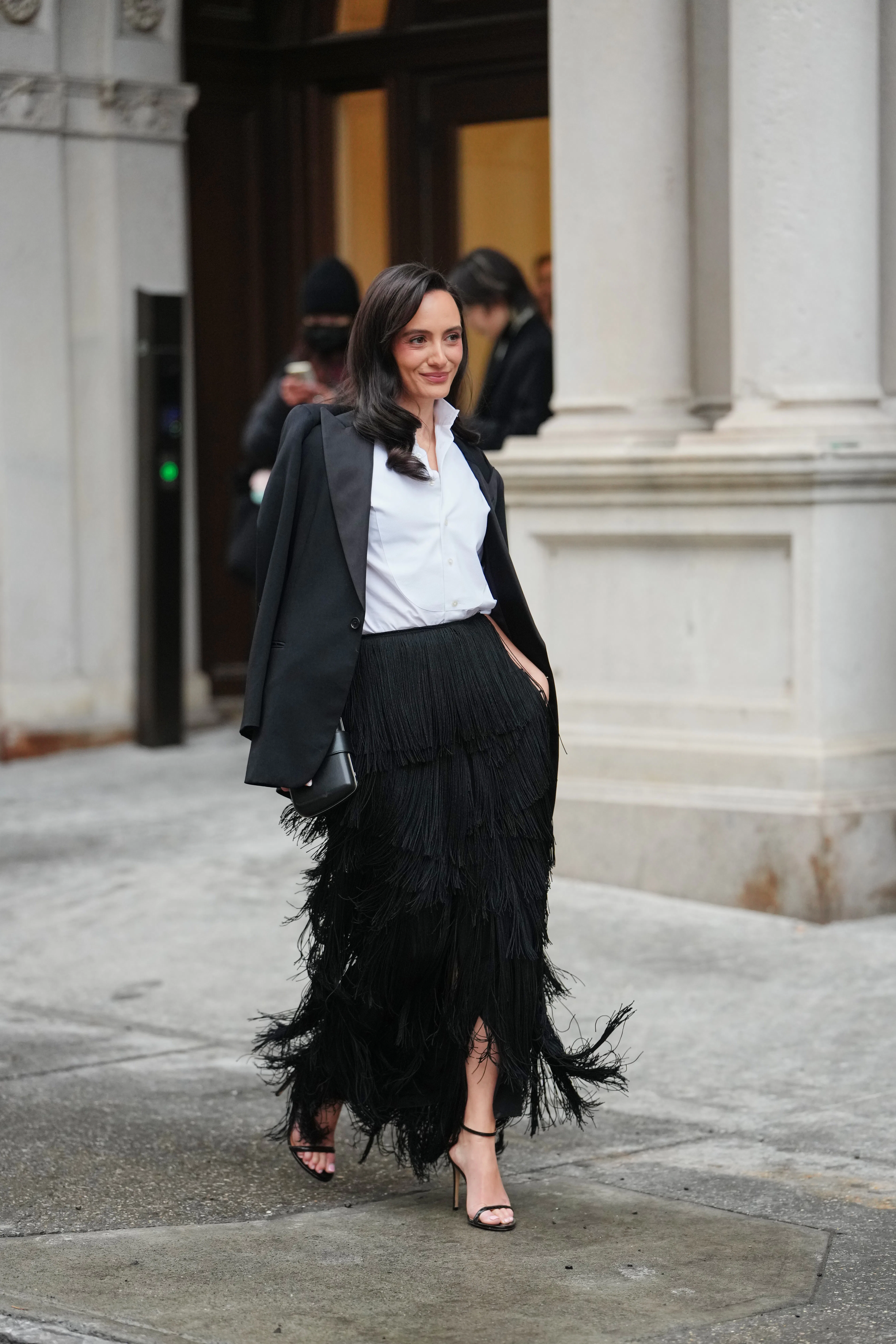 Liv Perez NYFW street style
