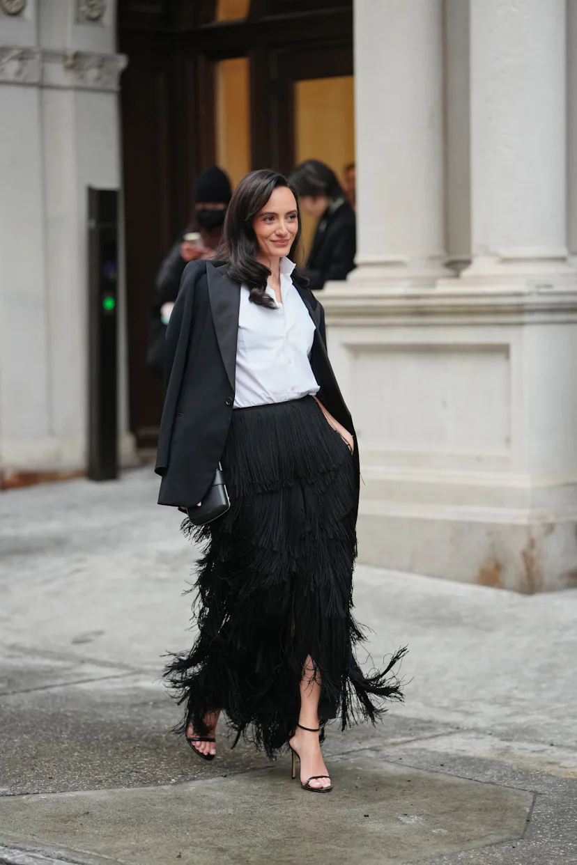 Liv Perez NYFW street style