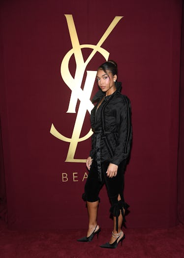 NEW YORK, NEW YORK - FEBRUARY 10: Lori Harvey attends YSL Beauty presents LOVE 24/7 on February 10, ...
