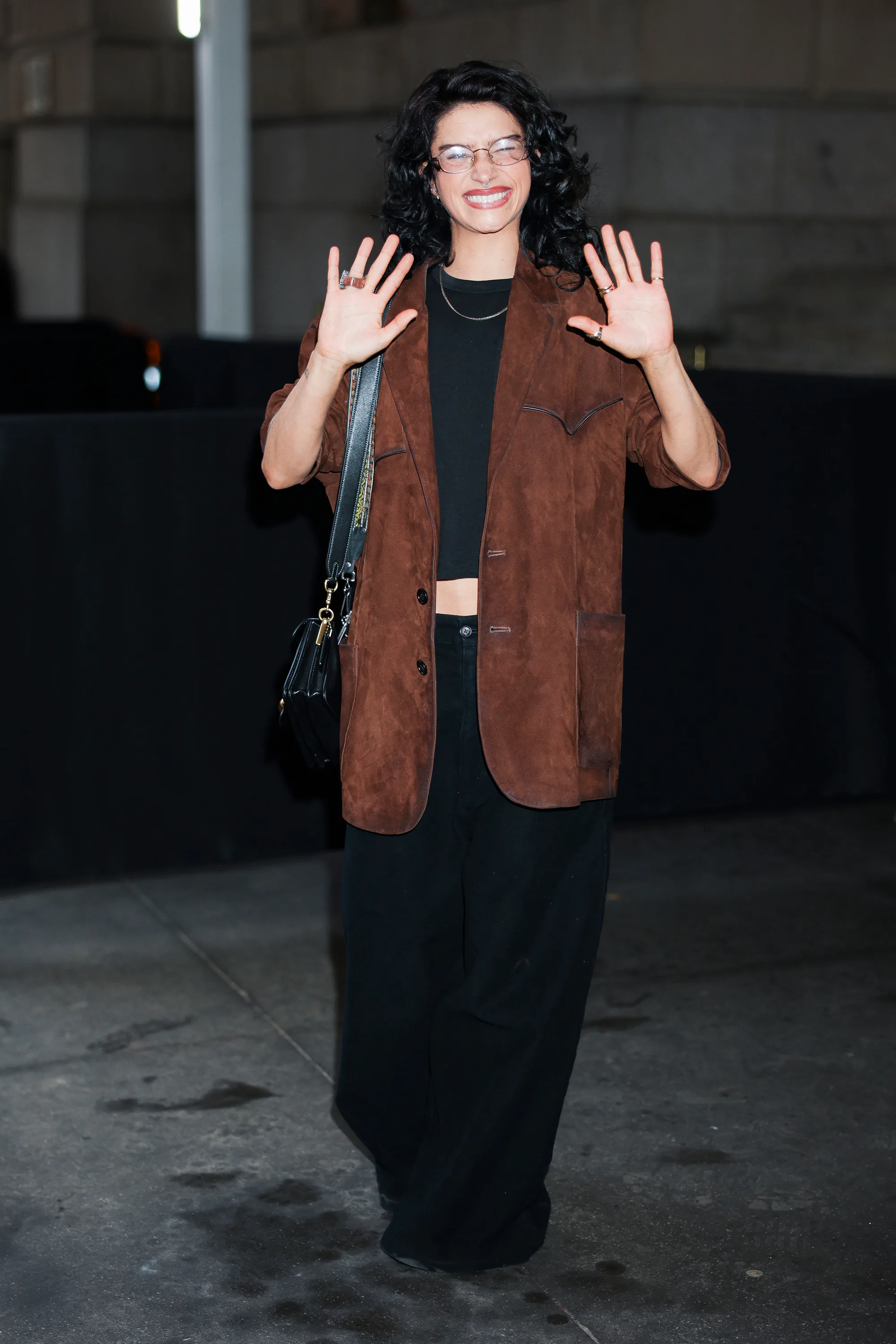 NEW YORK, NEW YORK - FEBRUARY 11: Odessa A'zion attends Coach fashion show during New York Fashion W...