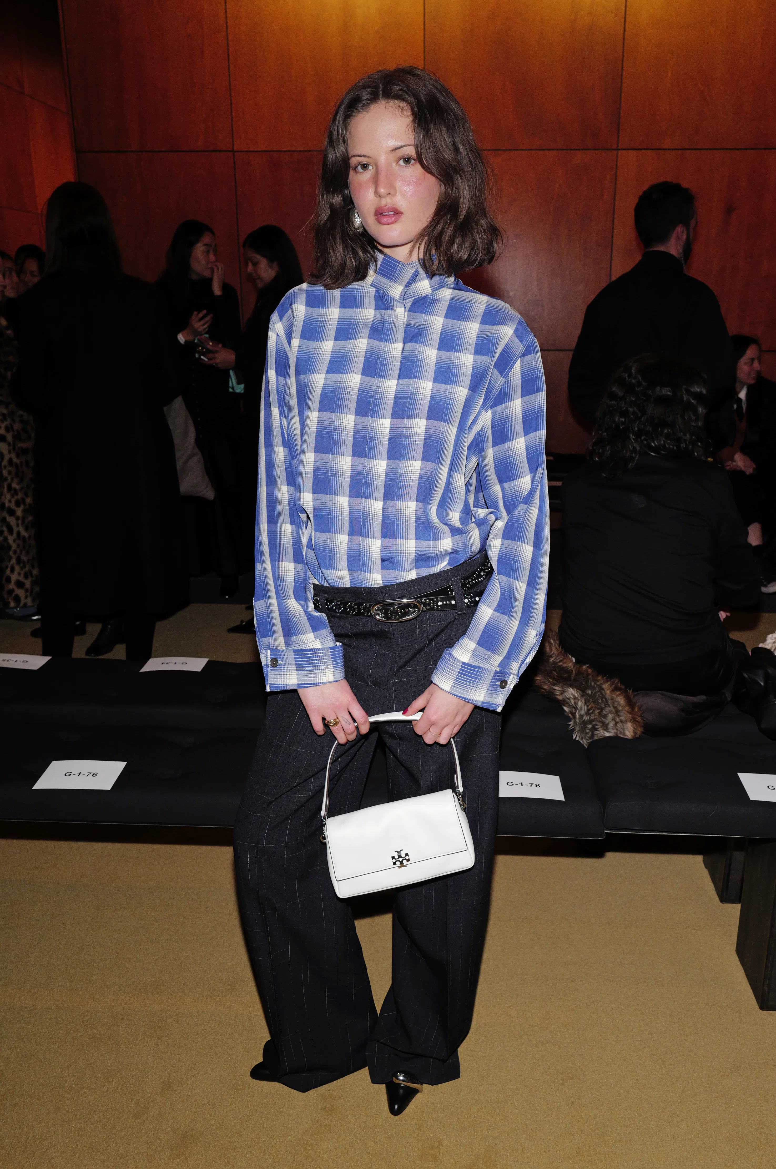 NEW YORK, NEW YORK - FEBRUARY 11: Ruby Lyn attends Tory Burch Fall/Winter 2026 during New York Fashi...