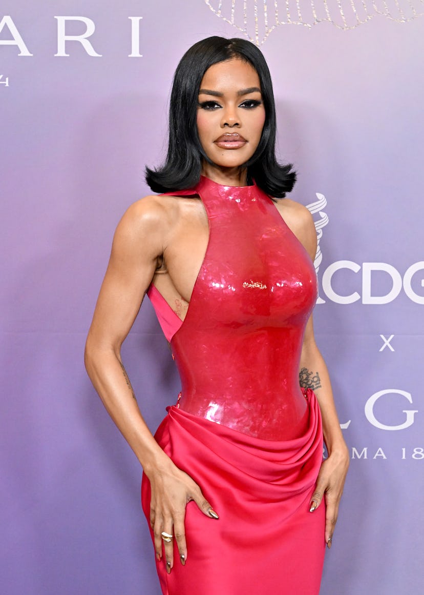 Teyana Taylor attends the 28th Costume Designers Guild Awards at The Ebell of Los Angeles on Februar...