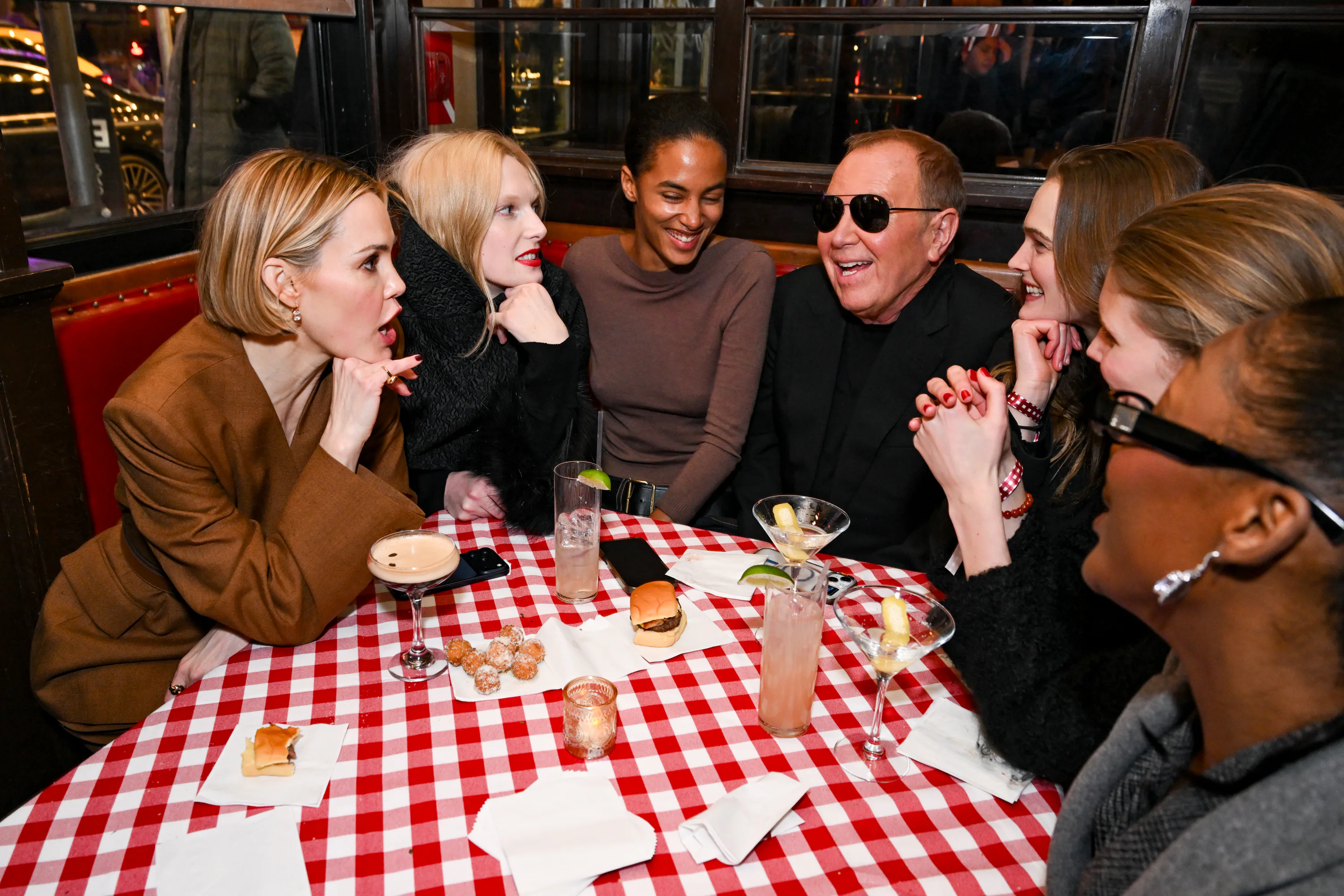 Leslie Bibb, Alex Consani and Michael Kors The Celebrities At The Michael Kors Fall/Winter 2026 Anni...