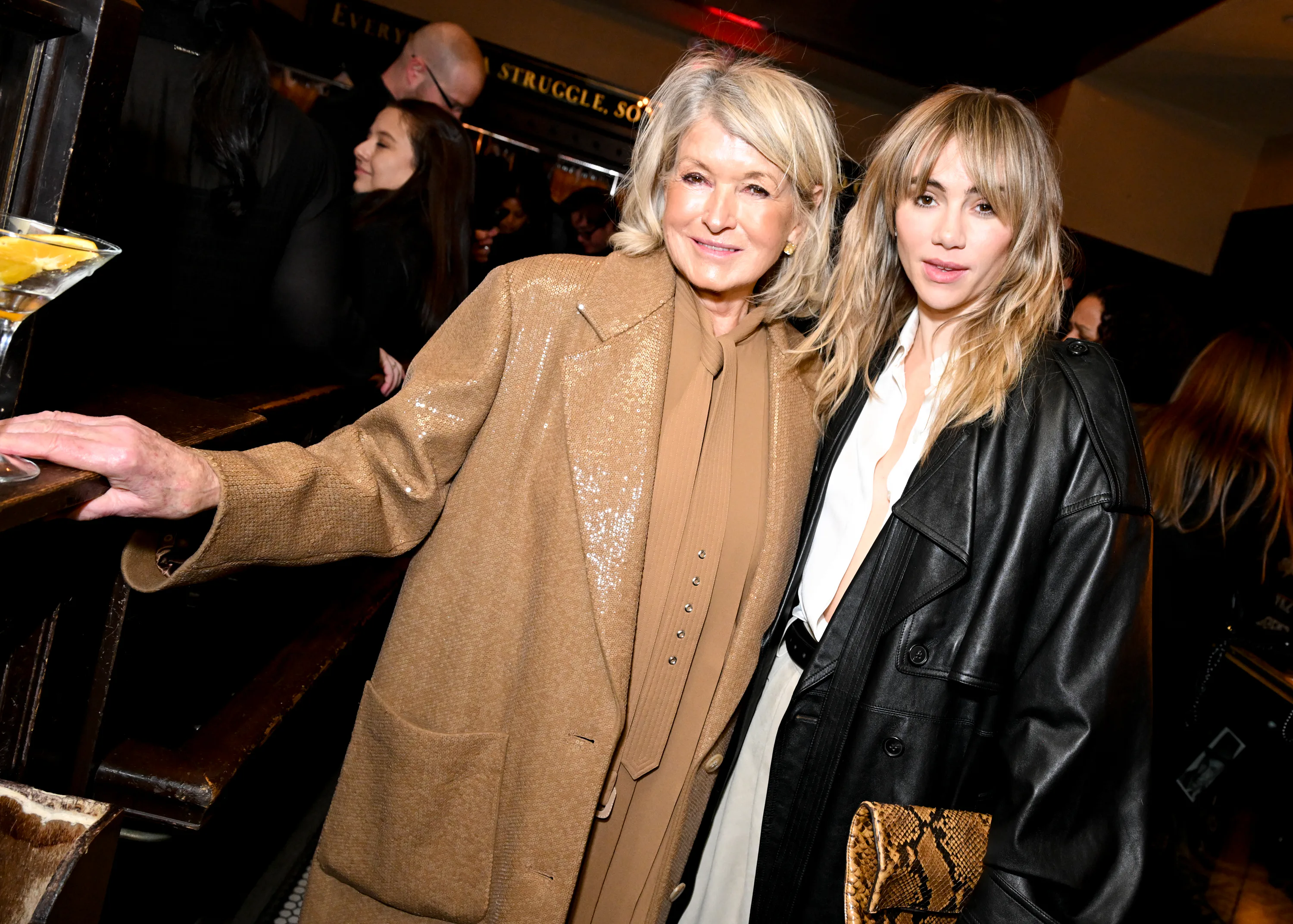 The Celebrities At The Michael Kors Fall/Winter 2026 Anniversary Show Martha Stewart and Suki Waterh...