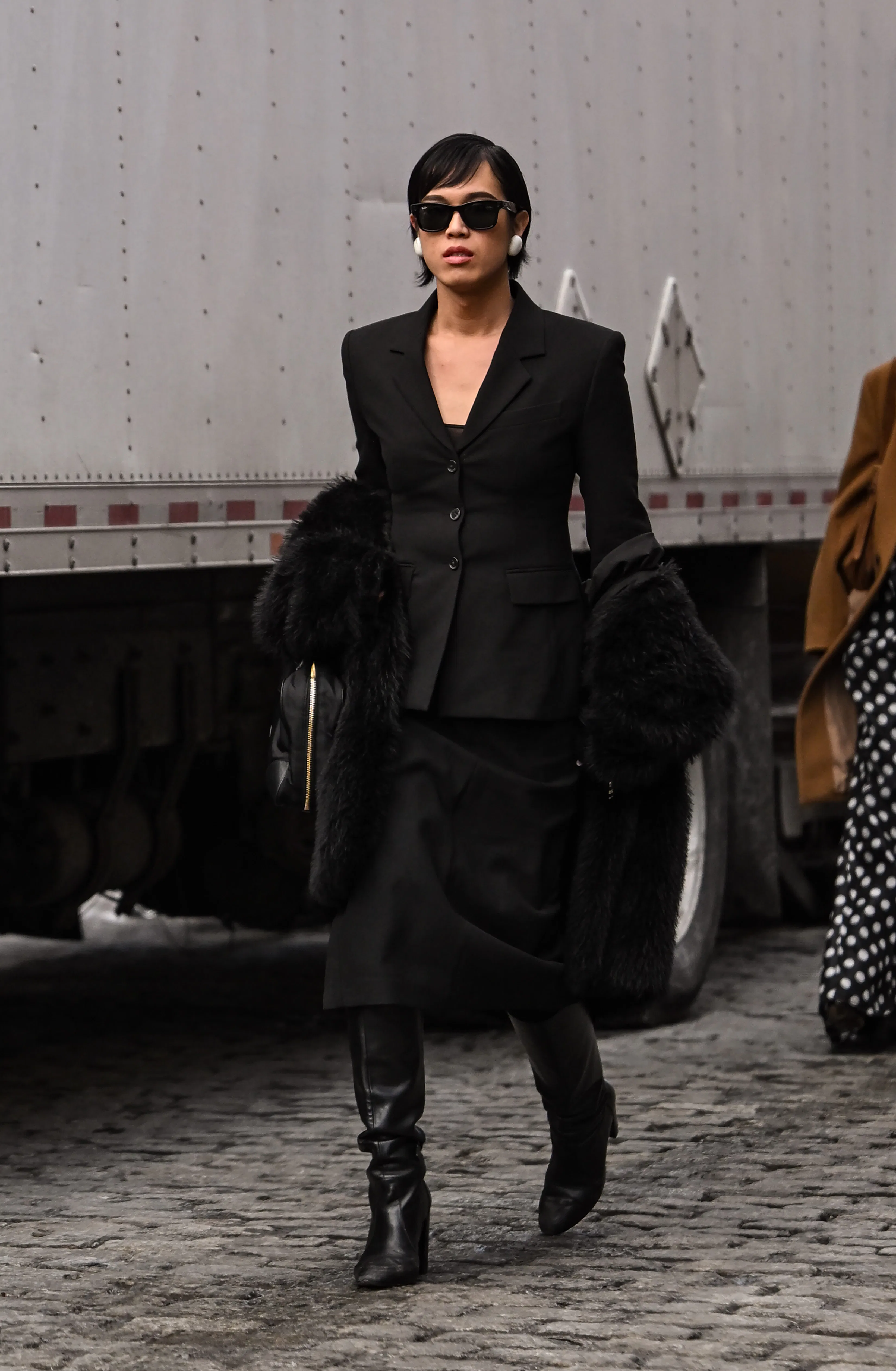 Side Part Hairstyles New York Fashion Week Fall/Winter 2026