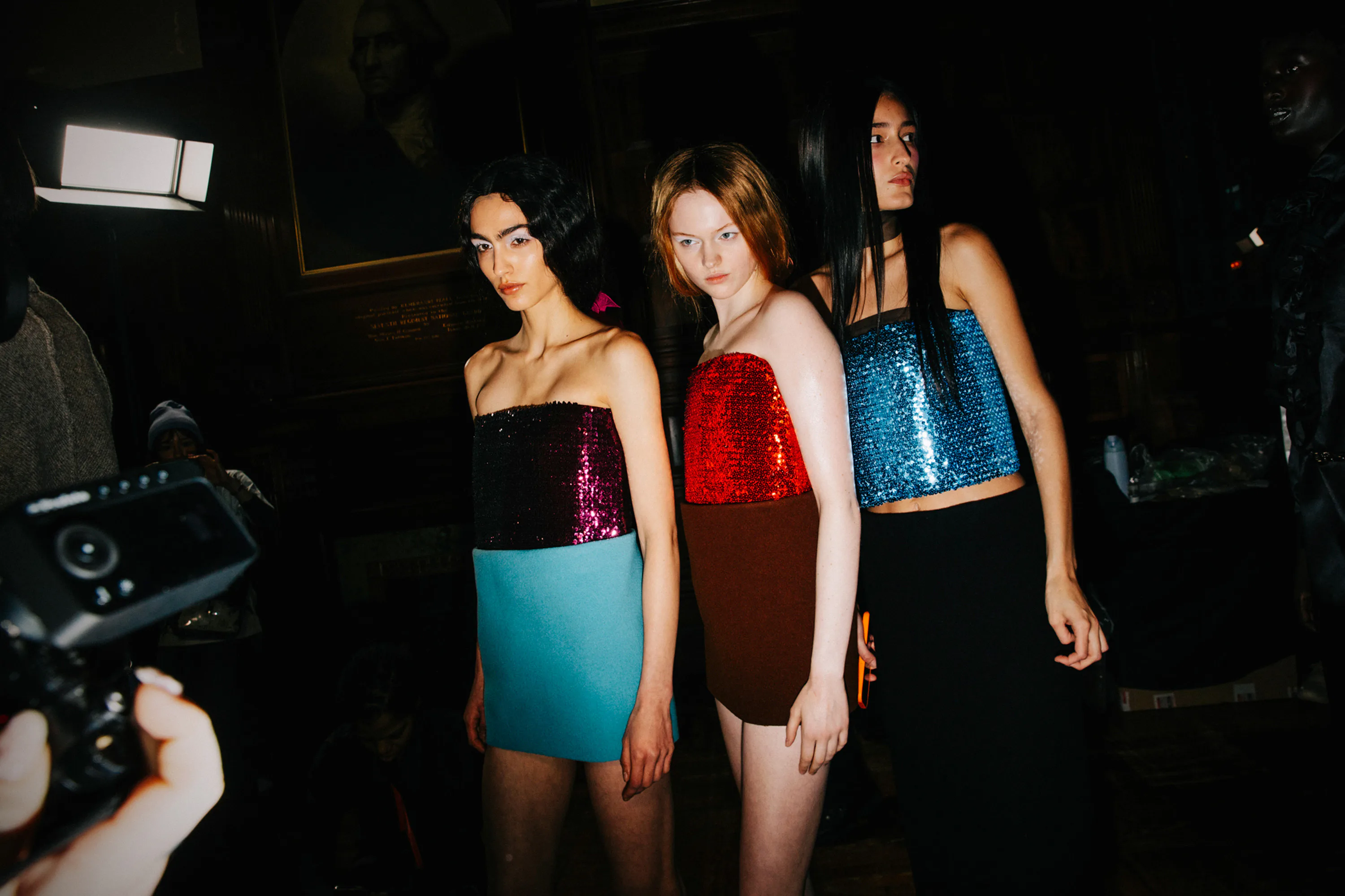 Backstage at the Marc Jacobs fashion show as part of RTW Fall 2026 