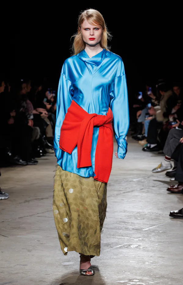 A model walks the runway during the Zankov Ready to Wear Fall/Winter 2026