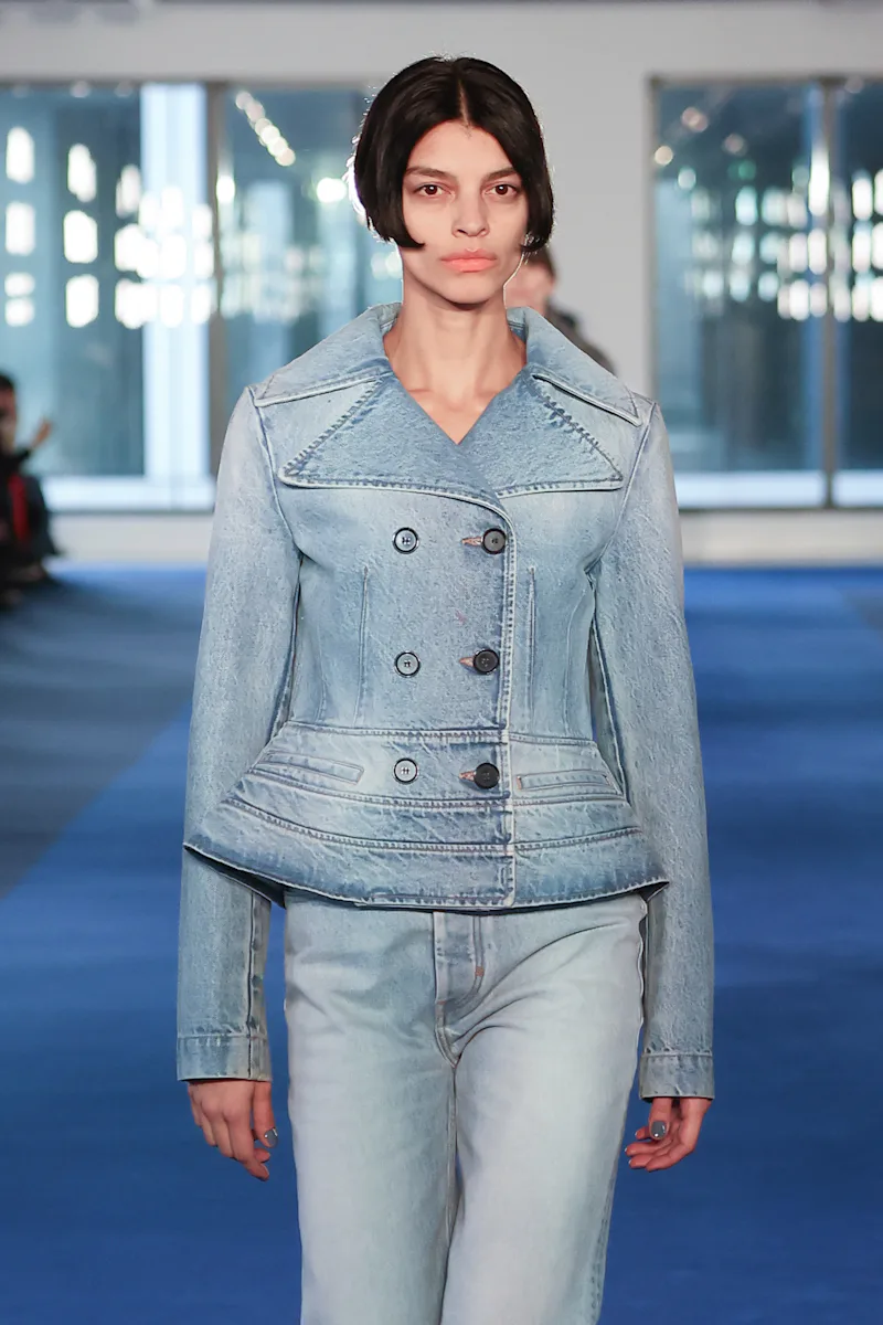 NEW YORK, USA - FEBRUARY 11: A model walks the runway during the Proenza Schouler Ready to Wear Fall...
