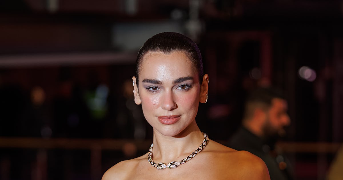 Dua Lipa's See-Through Dress Exposed Her Bra & Undies On The Red Carpet