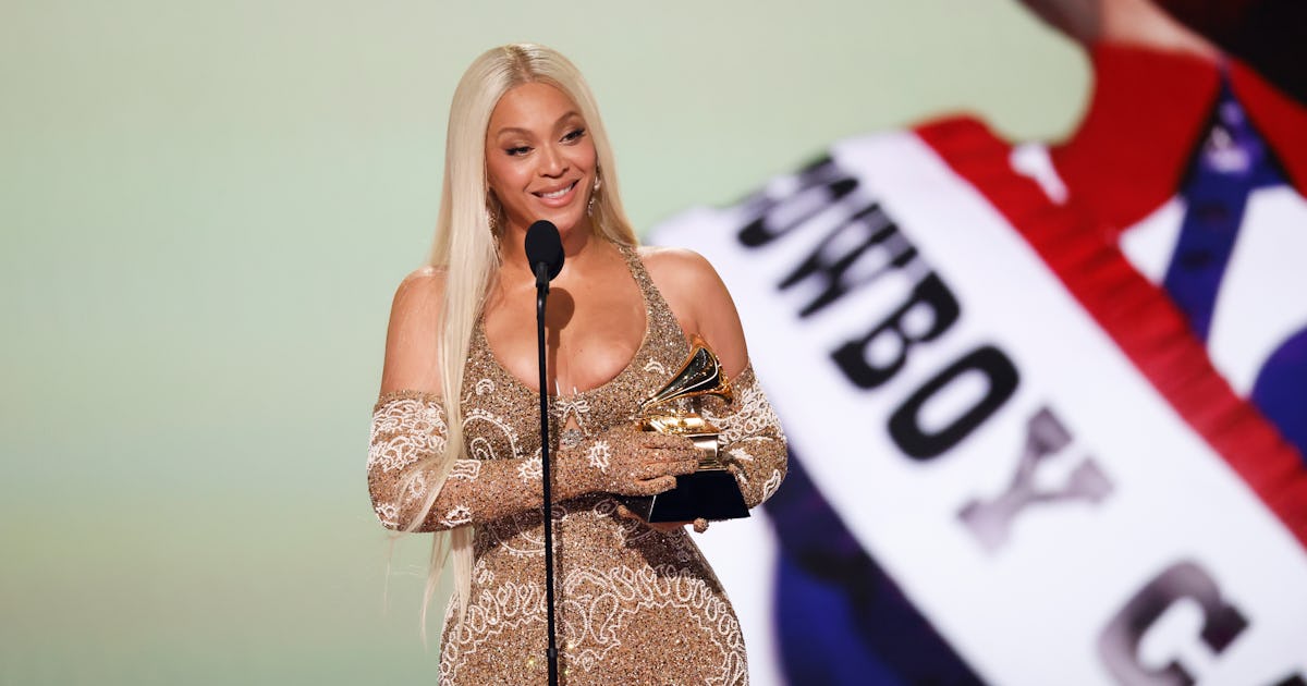 Beyonce Paired Her Cleavage-Baring Top With 2026's Most Popular Color Trend