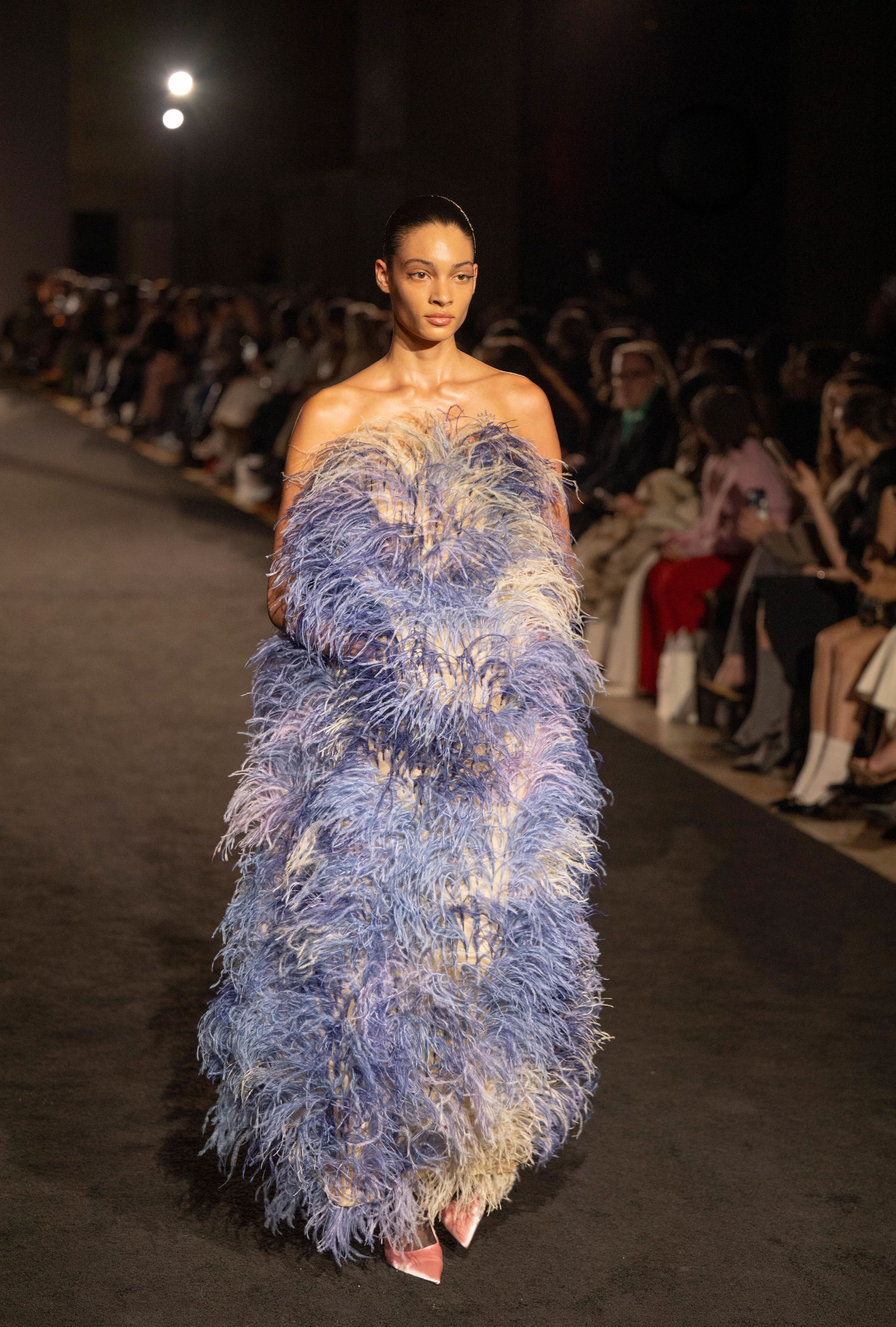 Model walks the runway at the Prabal Gurung Fall/Winter 2026 Fashion Show 